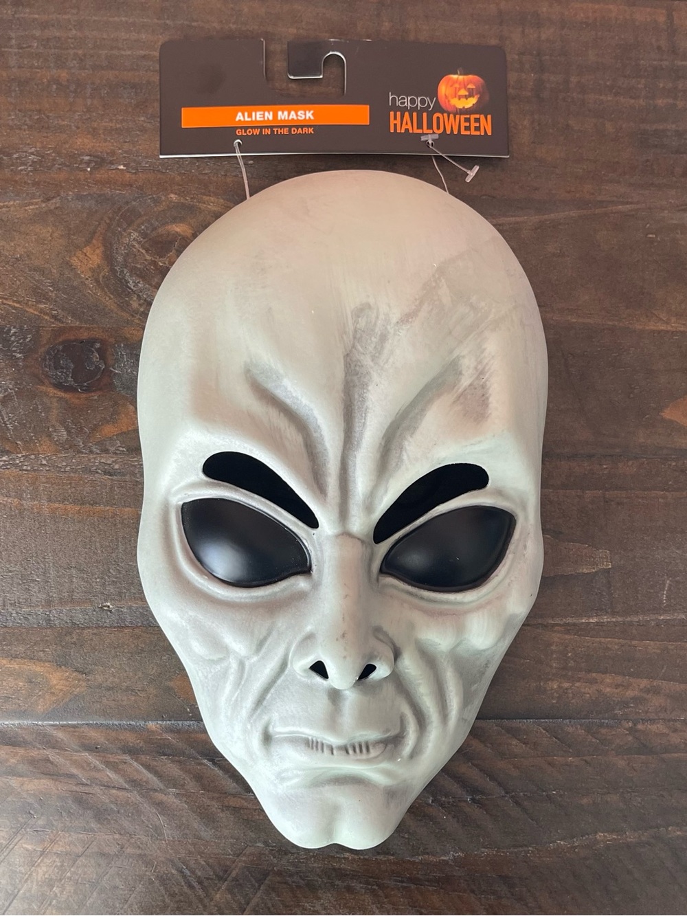 Happy Halloween Glow-in-the-Dark Alien Mask